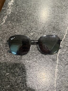Ray-Ban Black Square Polarized Sunglasses